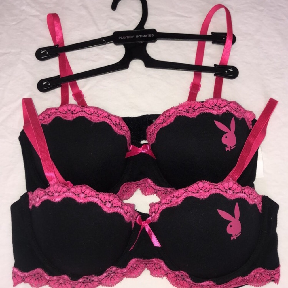 Set of 2 34B Playboy Bras